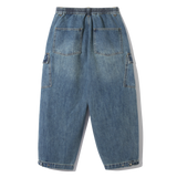 Slab Washing Cargo Denim Pants (Blue)