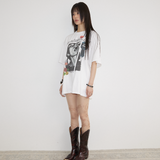 スパゲティロックTシャツ ホワイト