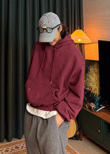Semi-cropped hoodie 5COLOR