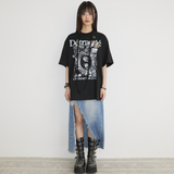 スパゲティロックTシャツ ブラック