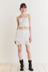 WHISPER BUTTON TOP white
