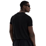 Daily Plain Muscle-fit Tshirt Black