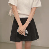 Soy pleats mini skirt