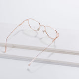 Knouun Round titanium glasses CODE. 102. F Rose Gold