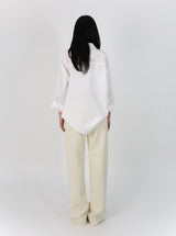 PUPPY EMBROIDERED CREAM DYED STRAIGHT DENIM code 26226