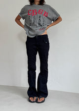 2WAY CAPRI BOOTS CUT PANTS
