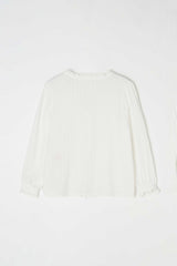  Inuf frill blouse_ivory