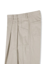 ASCLO Two Tuck Wide Cotton Pants (3color)