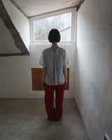 wide drape neck blouse