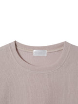 Life Lettering Short Sleeve Knit T-Shirt