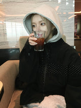 Montbleコーデュロイドットブルゾン (2c)