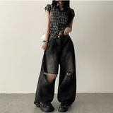 Motsu Check Side String Short Sleeve Shirt