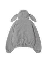 FLUFFY BUNNY JACKET (GRAY)