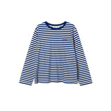 ストライプTシャツ_ロイヤルブルー