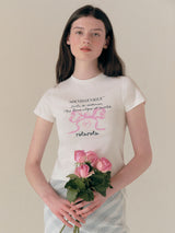 ROLA RIBBON HALF T-SHIRT WHITE