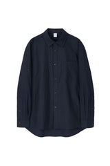 One Pocket Paper Work Shirt (Navy)