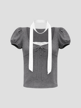 ヴェラフリルストラップTシャツ