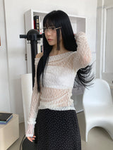 レースドレープロングスリーブ (2C)