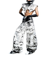 TAINTED DENIM PANTS