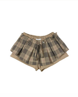 picona check plum layered sk