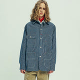 xauヒッコリーチョアジャケット navy stripe