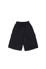 VINTAGE OVER SWEAT SHORTS (BLACK)
