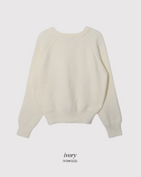 JF Slit Round Rib Loose Knit (5color)