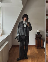 Need Mohair Crop Jacket
