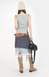 side slit boat sleeveless(3color)