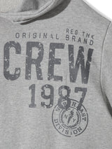 No.1404 CREW hood ZIP-UP (3color)