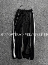 シャドウトラックベルベットセットアップパンツ