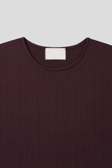 Lip u-neck long sleeve tee