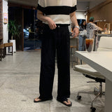 LMN アベニューリネンピンタックワイドパンツ (3 colors)