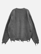 Nut mohair damage cardigan 3C
