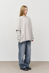 Bloom Slab Semi Wide Denim