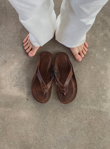 Stran Leather Flip-flops