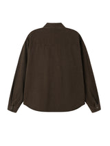 Carder dying washing cropped shirt