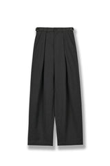 INVERTED PLEATS CHINO PANTS