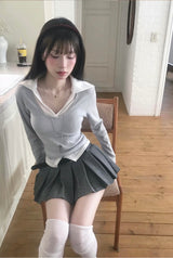 モナー s/s カラースリムトップ