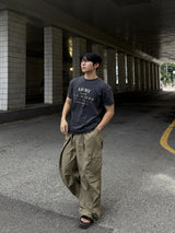 Army pigment dyeing short sleeve t-shirt