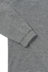 ヘイズストライプTシャツ_グレー