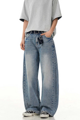 Washed Blue Blade Jeans