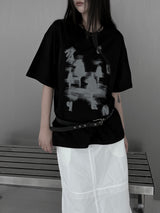 [unisex] アルクディオーバーフィットプリンティング半袖Tシャツ (2color)