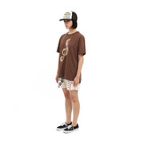 SAFETY LOGO MESH CAP (BROWN)