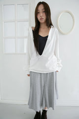 open button collar top(2colors)