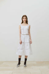 CUDDLY SLEEVELESS TOP / WHITE