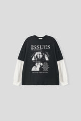 ISSUES レイヤードオーバーロングスリーブティー 3C