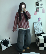 BALLOON PARACHUTE バックスナップバルーンデニムパンツ 🩵🖤2COLOR