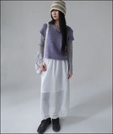 Mirr see through long skirt
