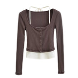Ria Layered Strap Cardigan 232939928